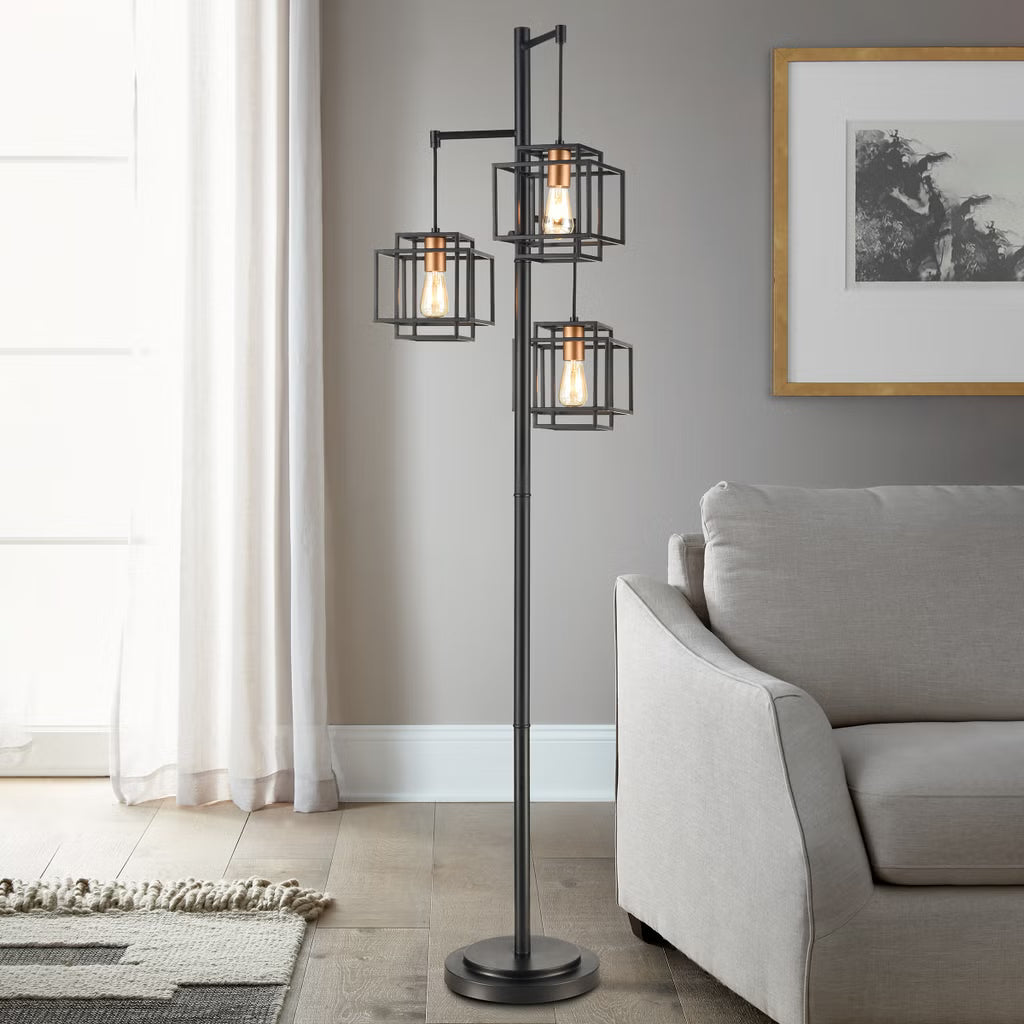 KELSEY 3 ARM FLOOR LAMP