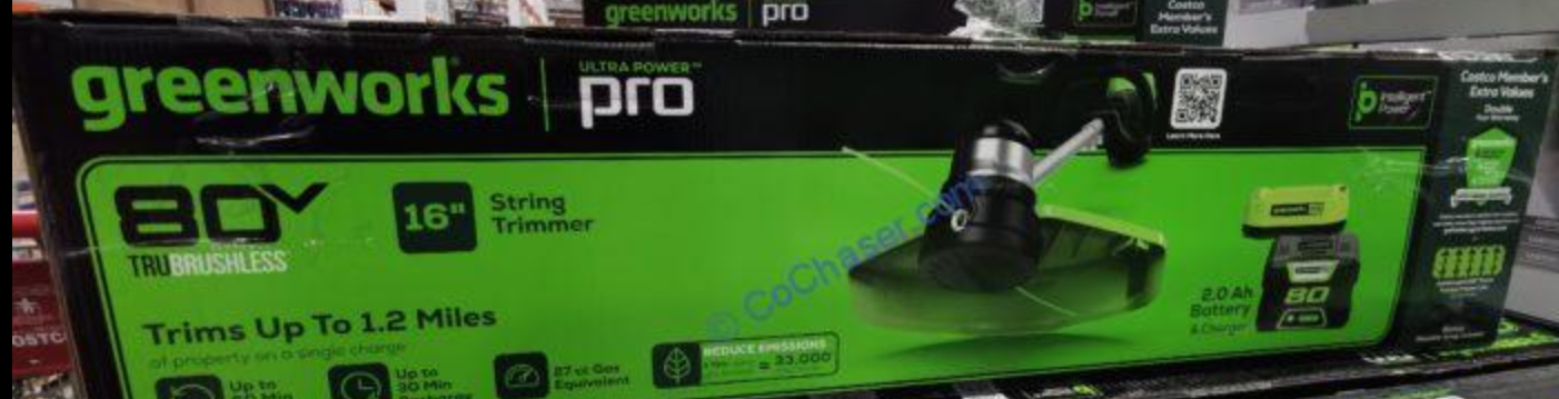 GW 80V 16" STRING TRIMMER