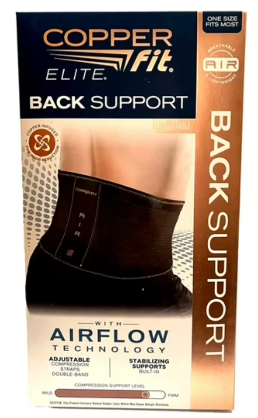 COPPER FIT BACK SUPPORT