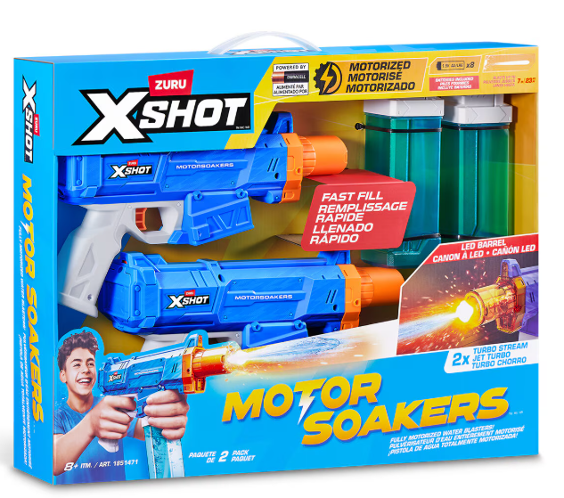 XSHOT MOTOR SOAKERS 2PK