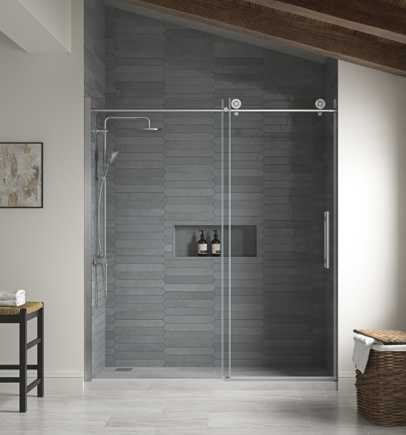 OVE RENFREW 72" S/NICKEL Shower Door