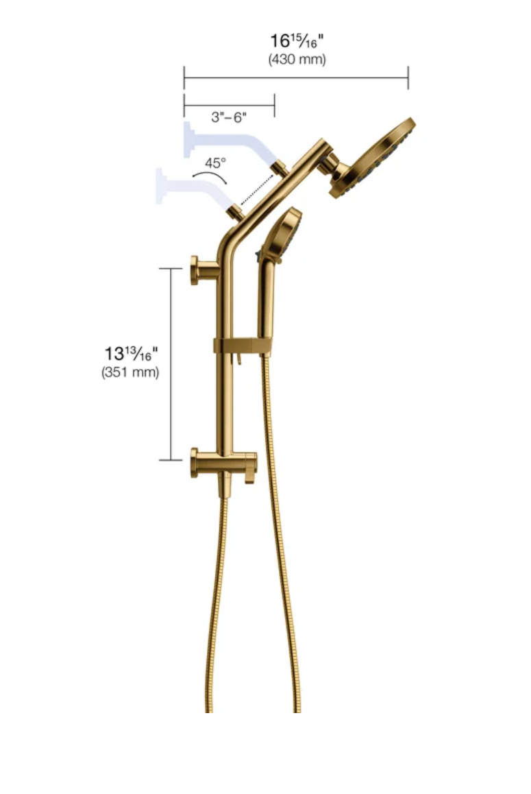 KOHLER HYDRORAIL GOLD