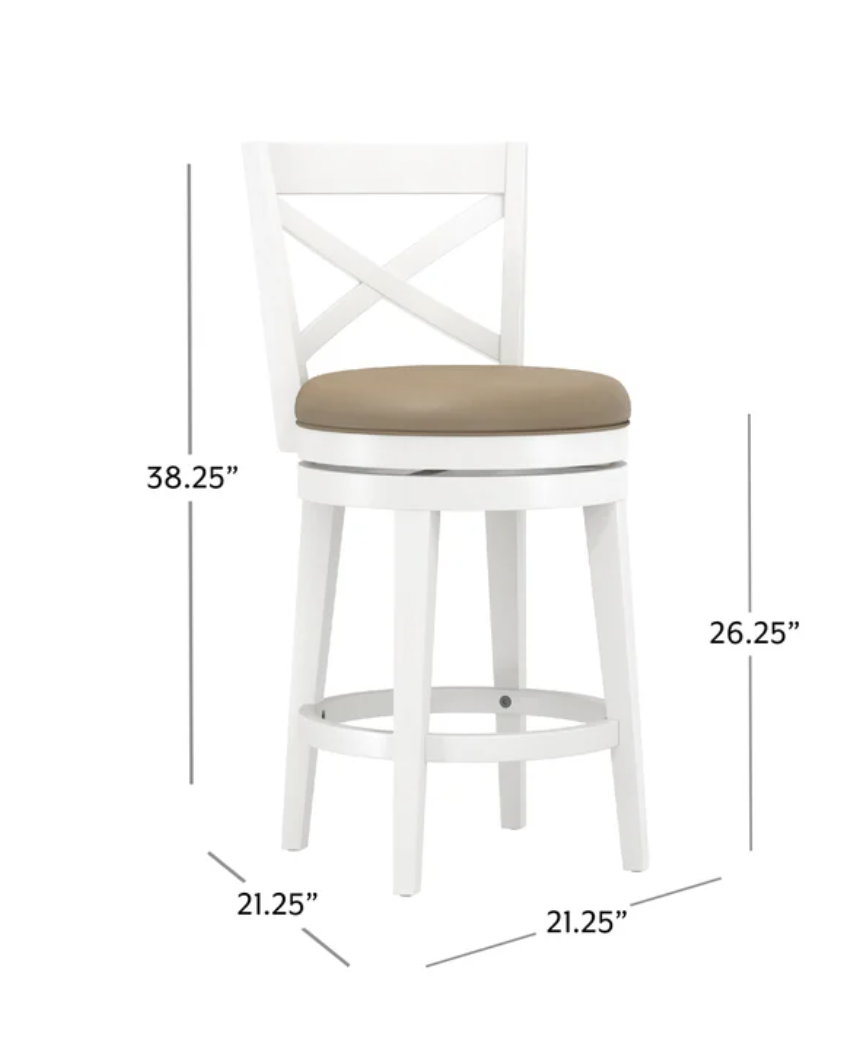 GRACE CH STOOL WHITE