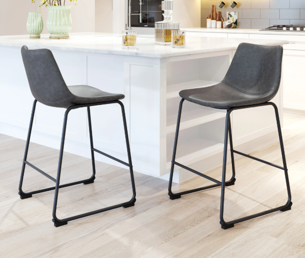 KAI 24" STOOL 2PK - GRY P