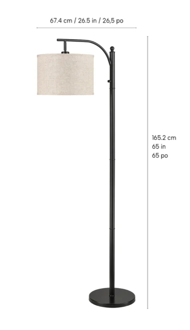 EVERETT FLOOR LAMP BRONZE