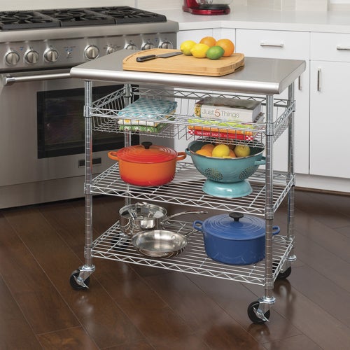 SEVILLE SS KITCHEN CART