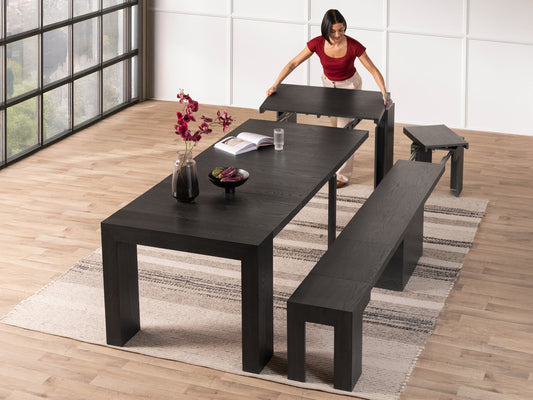 Transformer Table Extendable 2-piece Dining Set