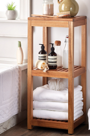 MESA 3-TIER ACACIA SHELF