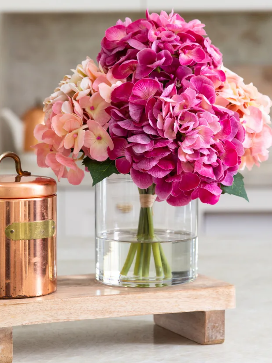 12" HYDRANGEA ARRANGEMENT