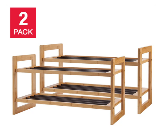 BAMBOO SHOE RACK