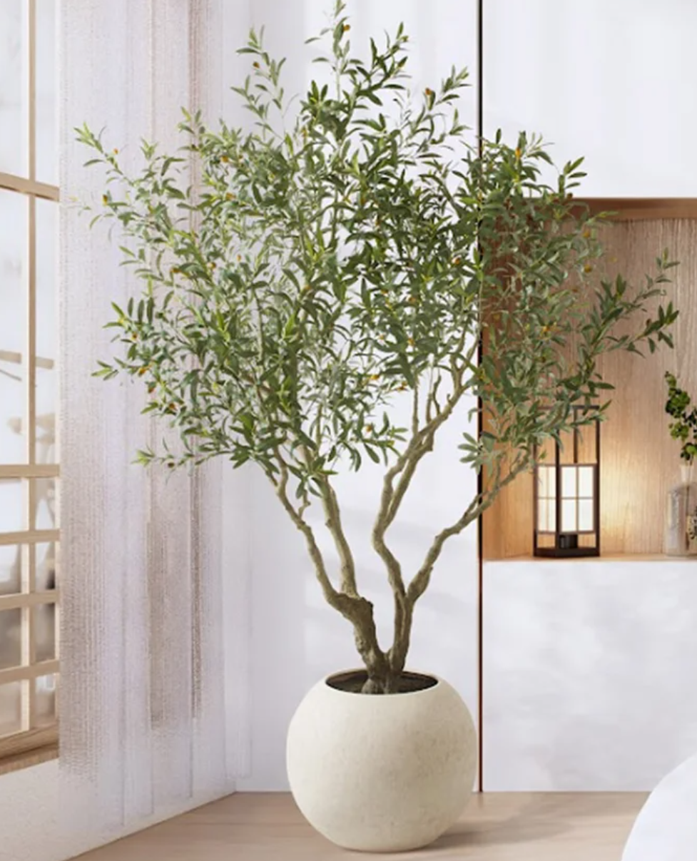 FAUX 8' OLIVE TREE
