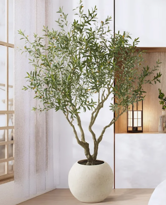 FAUX 8' OLIVE TREE