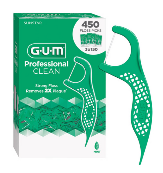 GUM FLOSS PICKS 450 CT
