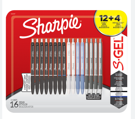 SHARPIE S-GEL 16CT