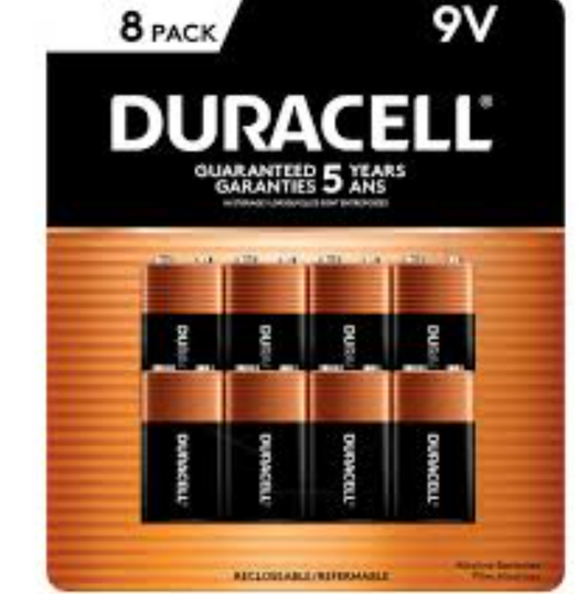 DURACELL 9V ALKALINE