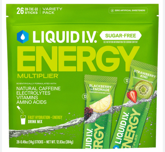 LIQUID IV SUGAR FREE NRG