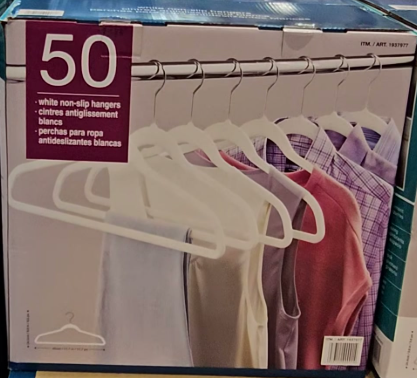50PK FLOCKED WHITE