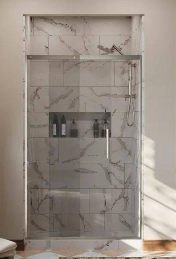 KOHLER PRONE 76X60 NICKEL shower door