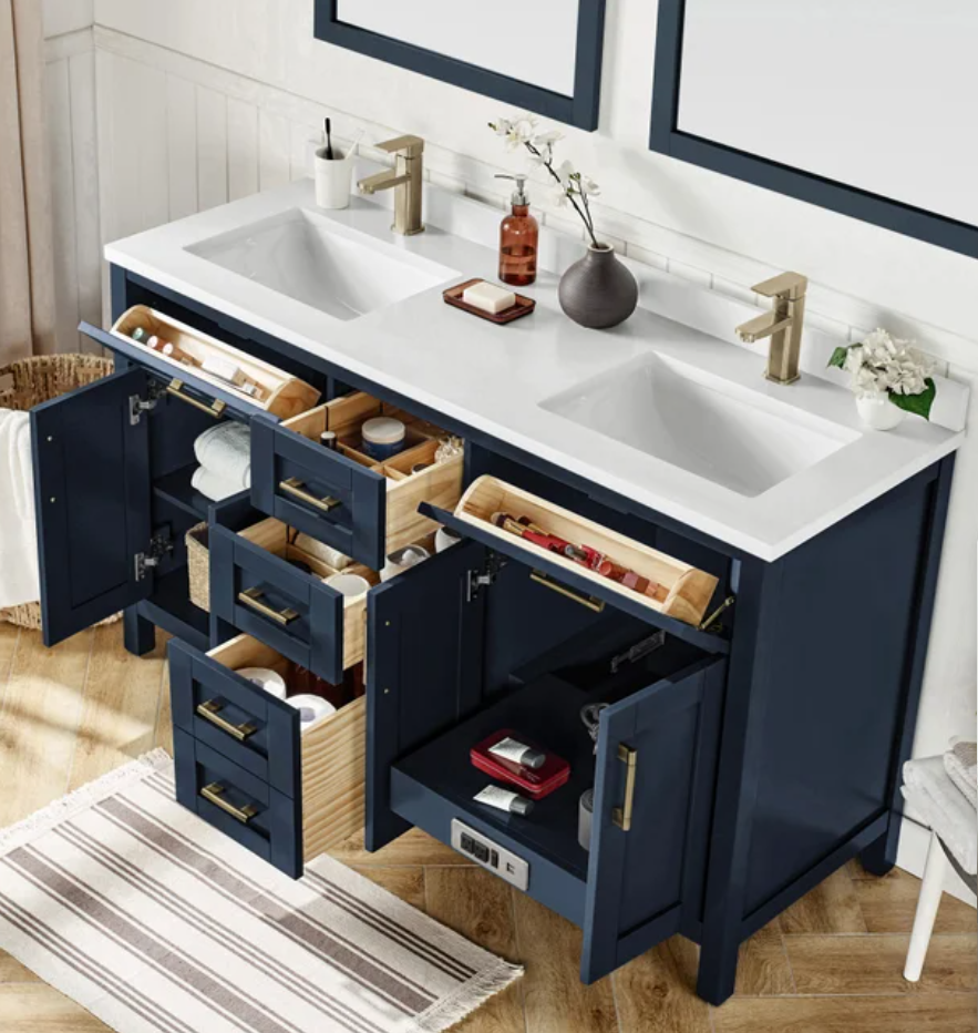 LAKEVIEW 60" VANITY BLUE