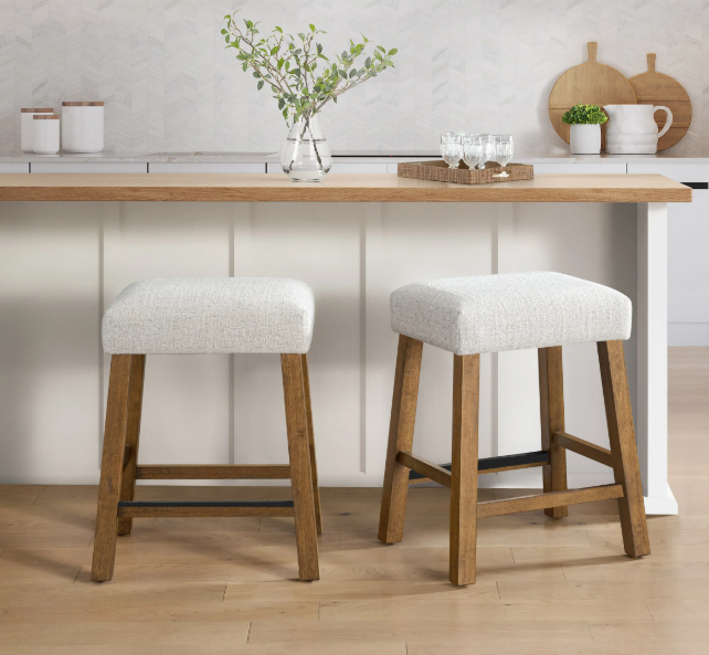 BENNY SADDLE STOOL 2-PACK