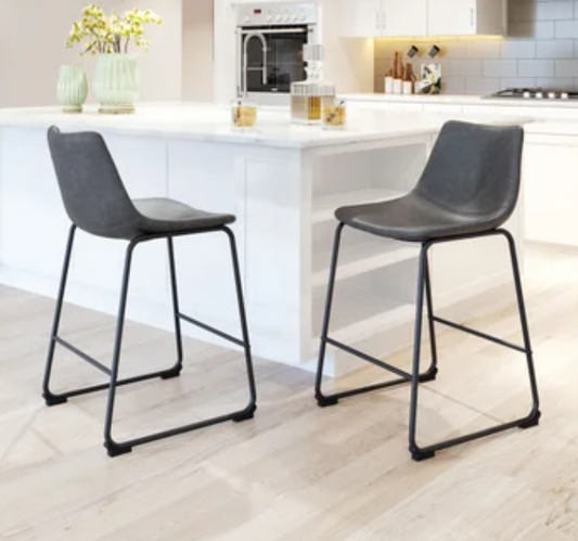 KAI 24" STOOL 2PK - GRAY