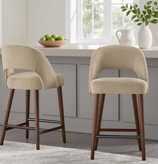 LILAH TAN CH STOOL 2PK