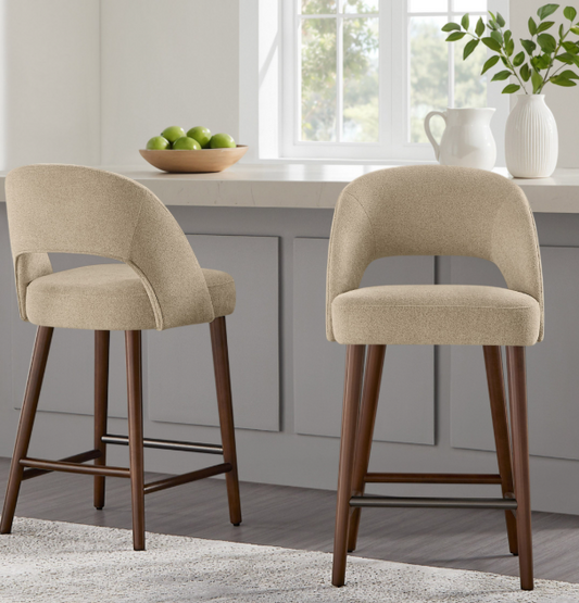 LILAH TAN CH STOOL 2PK