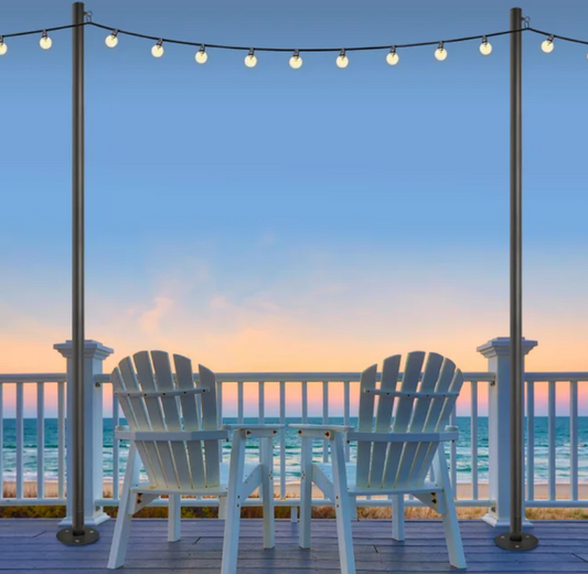 STRING LIGHT POLE 2PK