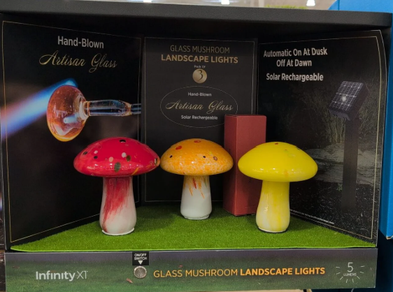 SOLAR MUSHROOM LIGHTS