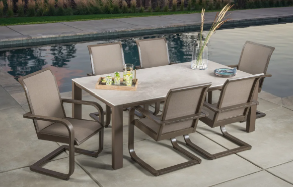 GIBSON 7PC SLING DINING