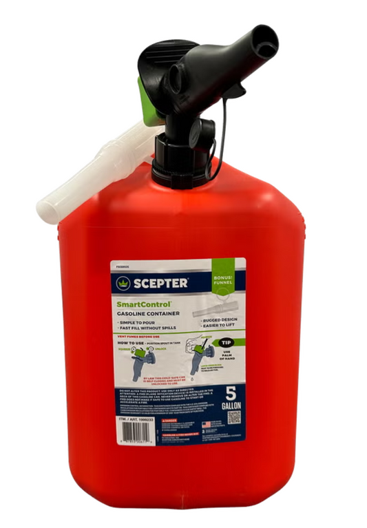 SCEPTER 5 GAL GAS CAN