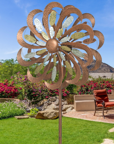 TRI-METALLIC WIND SPINNER