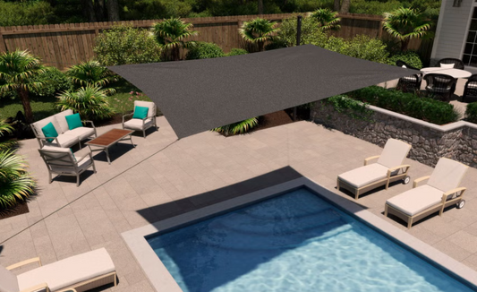 13X7 RECTANGLE SHADE SAIL