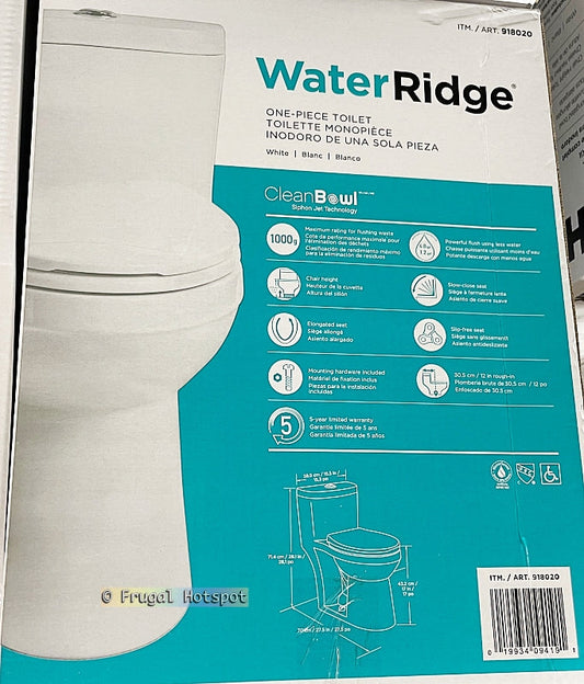 WATERRIDGE 1PC TOILET