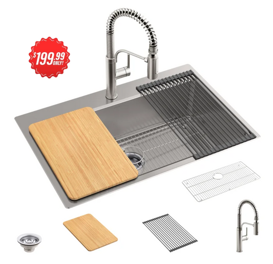 KOHLER PROVO SINK KIT SS